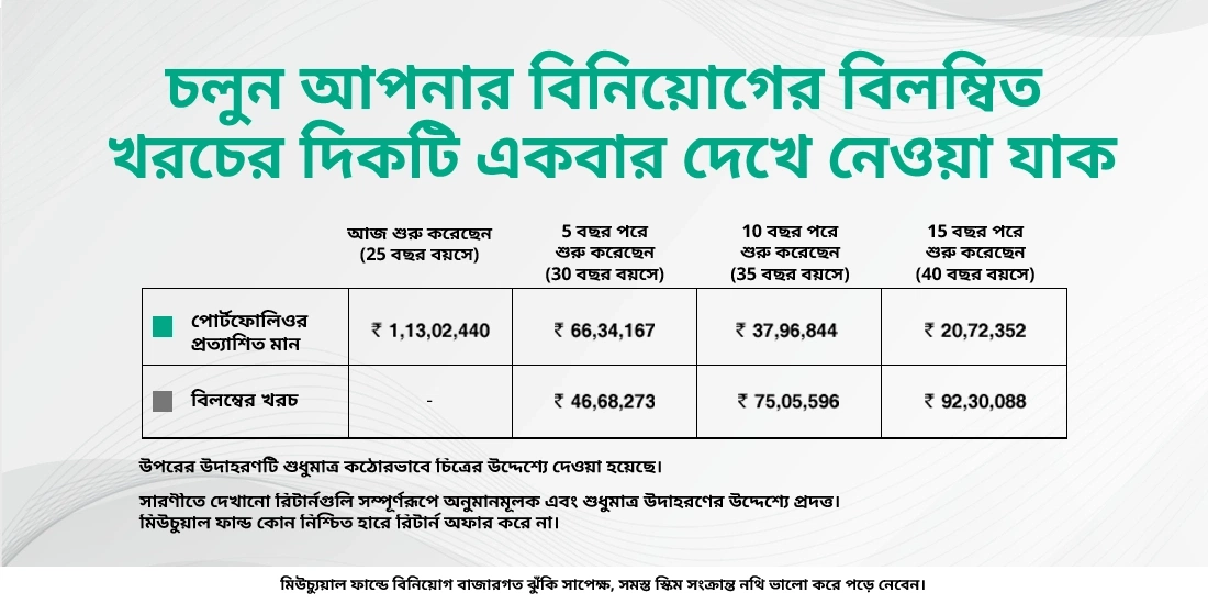 বিলম্বিত বিনিয়োগের খরচ