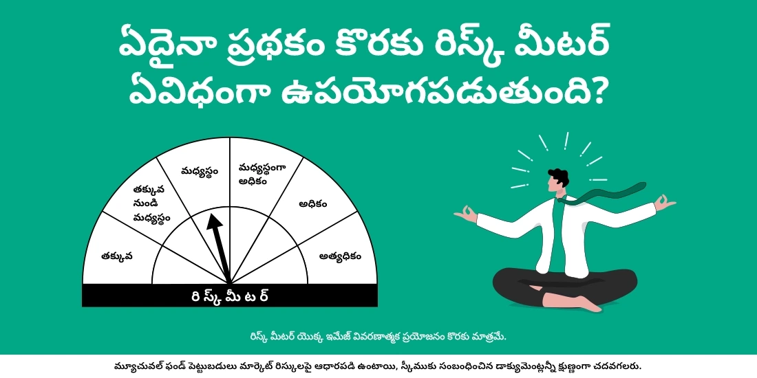 ఏదైనా ప్రథకం కొరకు రిస్క్-ఓ-మీటర్ ఏవిధంగా ఉపయోగపడుతుంది?