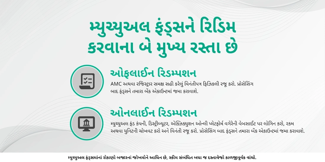 મ્યુચ્યુઅલ ફંડ્સને કેવી રીતે રિડિમ કરવા?
