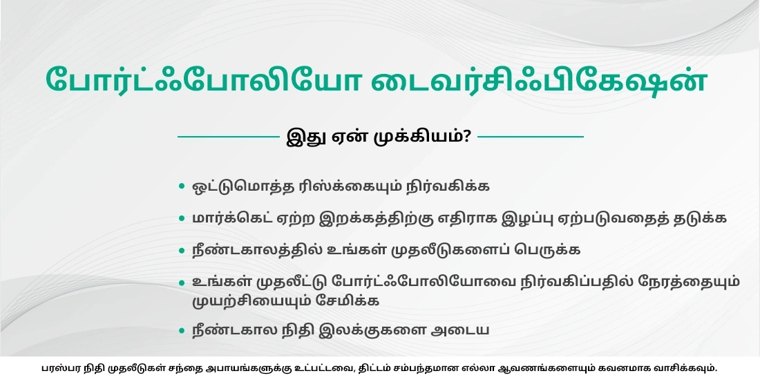 போர்ட்ஃபோலியோ டைவர்சிஃபிகேஷன் மற்றும் அதன் பலன்கள்