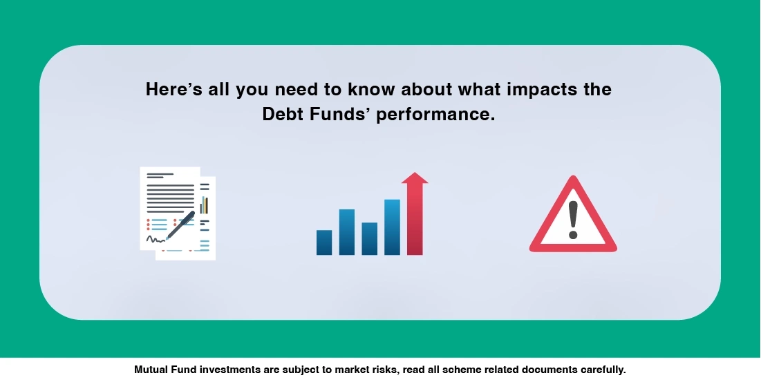 What impacts the performance of Debt Funds