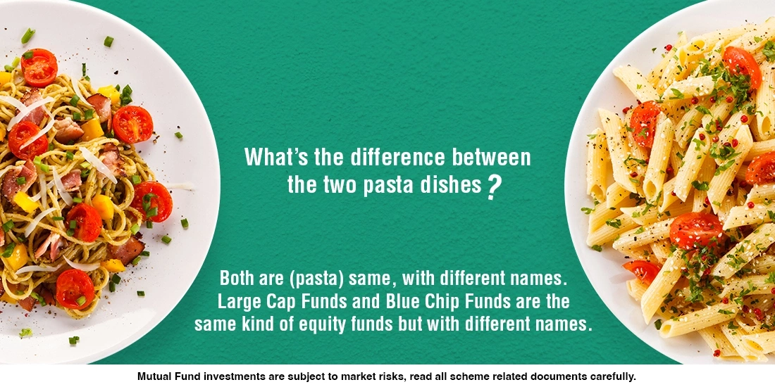 What is the difference between Large cap and Blue-chip Funds