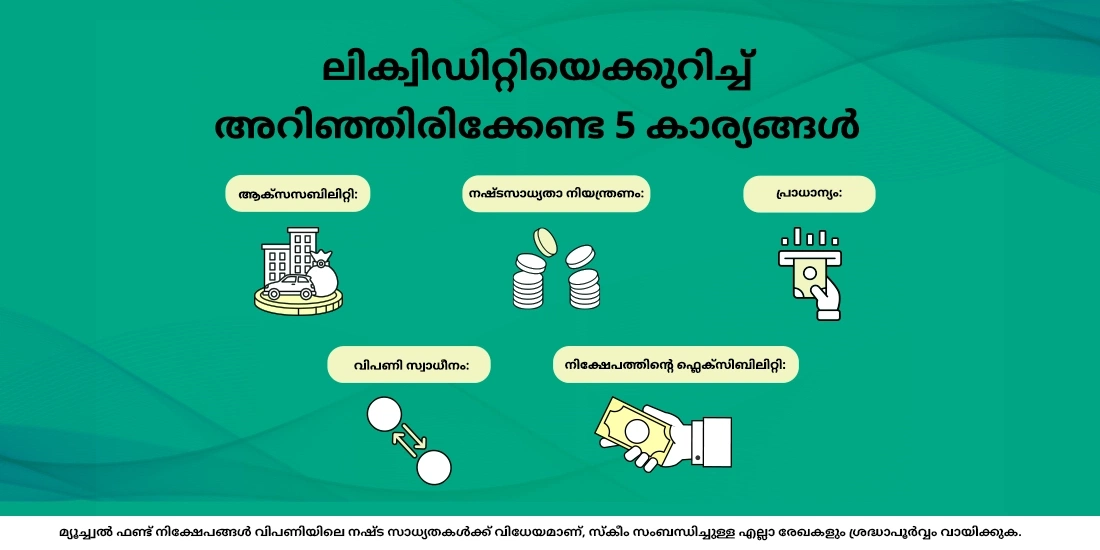 മ്യൂച്വൽ ഫണ്ടുകളിലെ ലിക്വിഡിറ്റി എന്താണ്?