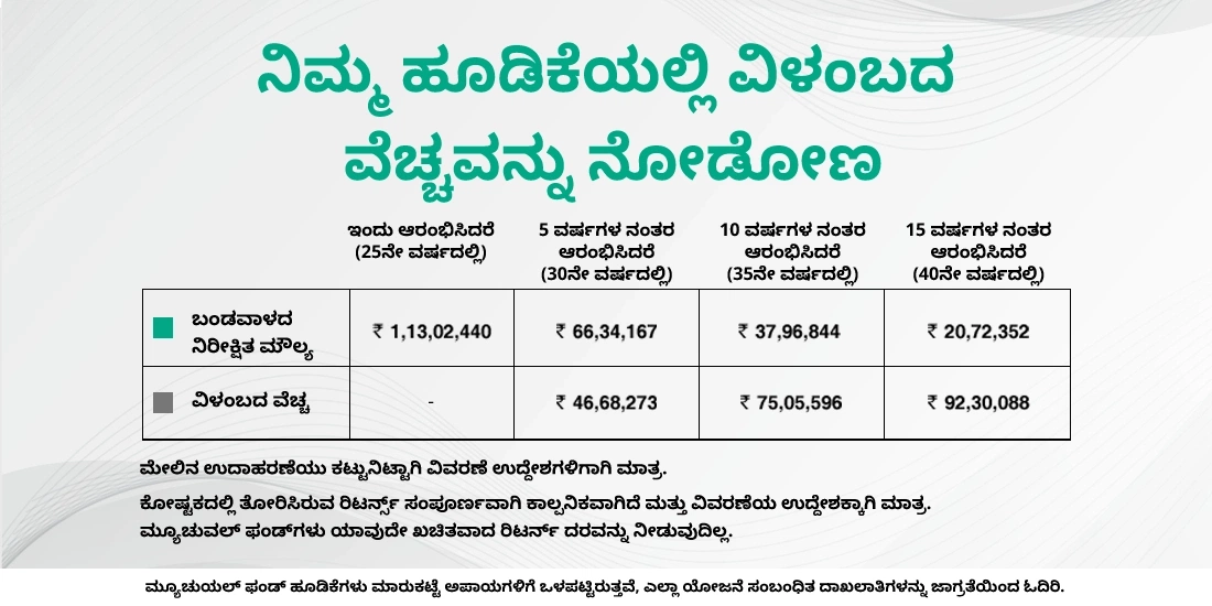 ವಿಳಂಬವಾದ ಹೂಡಿಕೆಯ ವೆಚ್ಚ