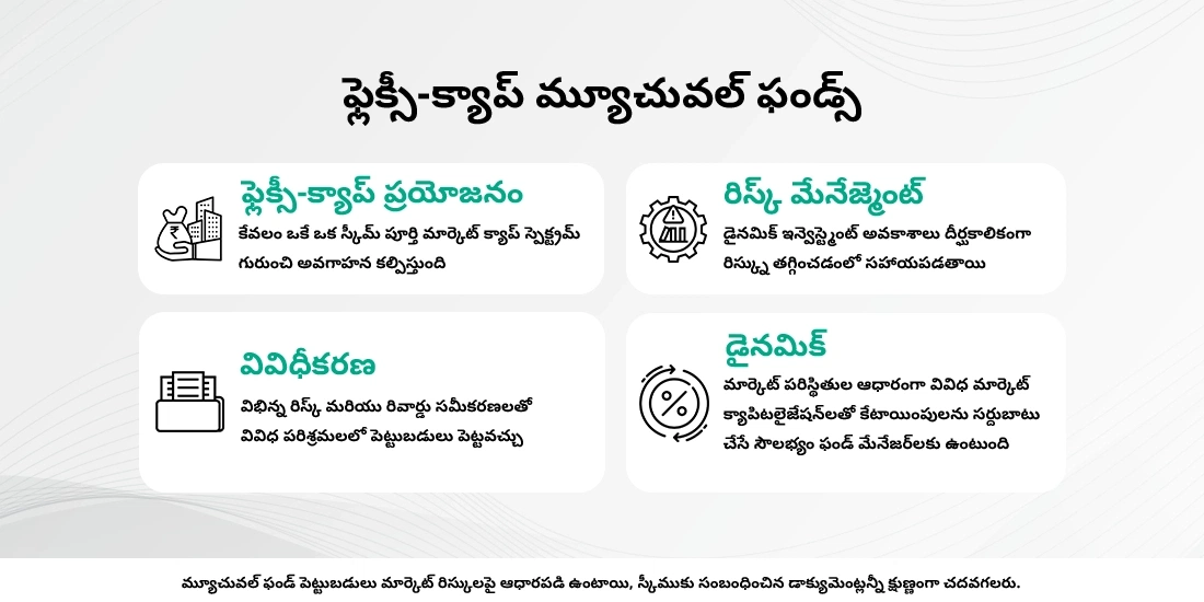 ఫ్లెక్సీ క్యాప్ మ్యూచువల్ ఫండ్స్ మీరు తెలుసుకోవలసిన విషయాలు