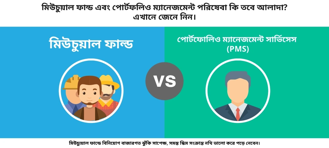 পোর্টফোলিও ম্যানেজমেন্ট স্কিম থেকে মিউচুয়াল ফান্ড আলাদা কিভাবে?