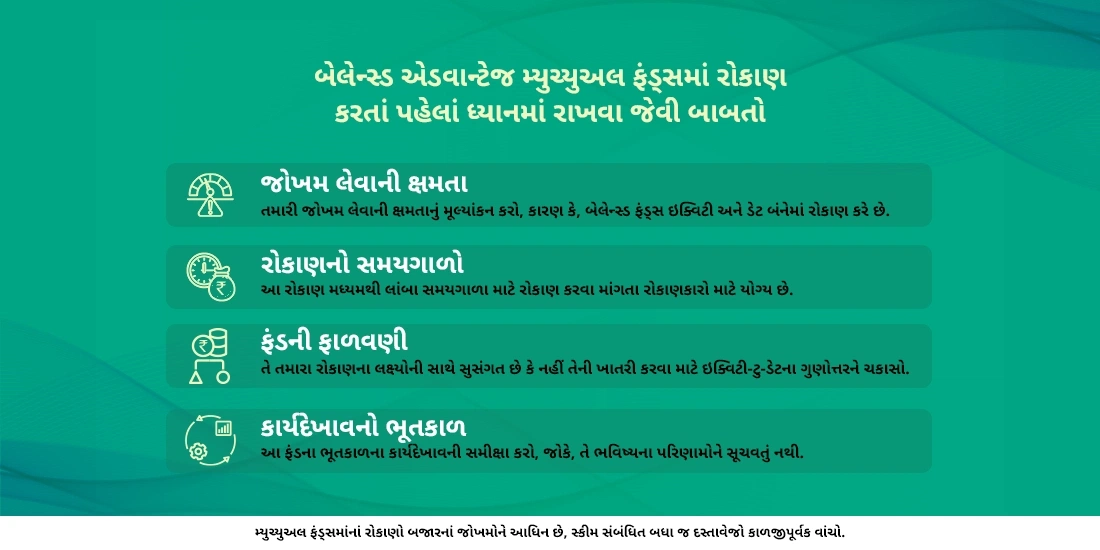 બેલેન્સ્ડ એડવાન્ટેજ ફંડ્સ એટલે શું?
