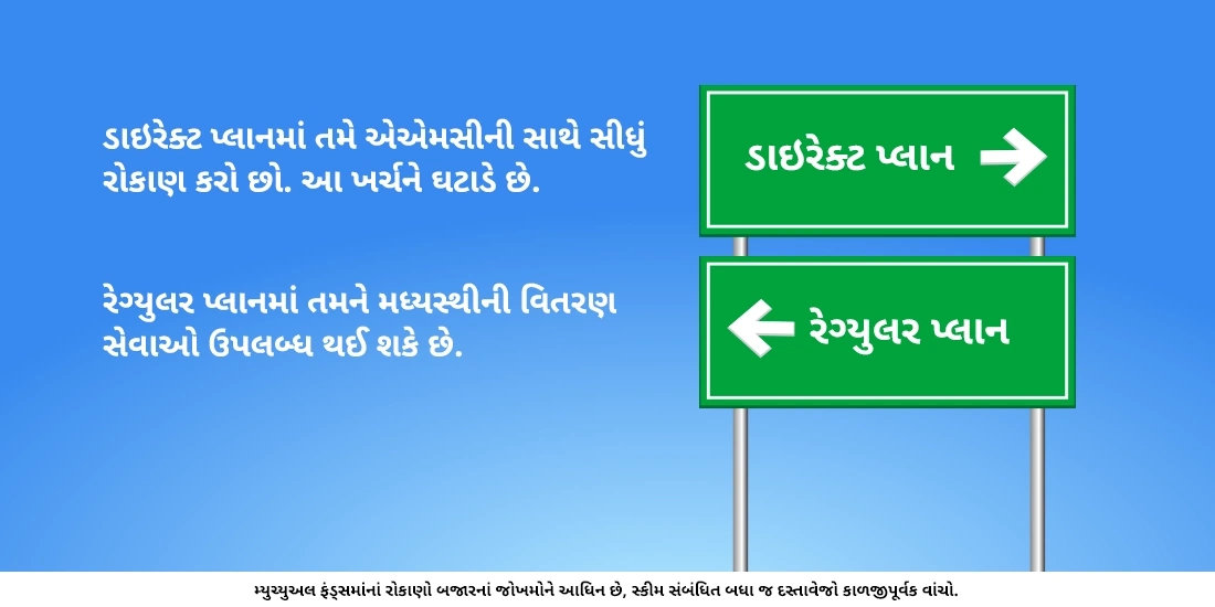 ડાઇરેક્ટ પ્લાન /રેગ્યુલર પ્લાન શું છે?