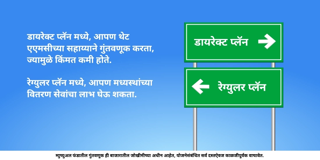 डायरेक्ट प्लॅन / रेग्युलर प्लॅन म्हणजे काय?
