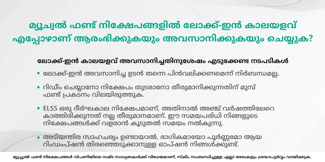 ലോക്ക്-ഇൻ കാലയളവ് എന്നതിന്റെ അർത്ഥമെന്താണ്?