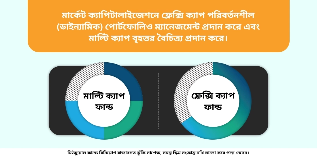 মাল্টি ক্যাপ ও ফ্লেক্সি ক্যাপ ফান্ডের মধ্যে পার্থক্য কি?