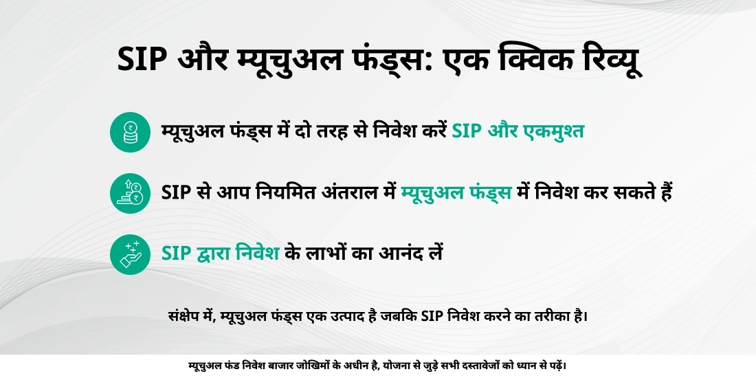 What Is the Difference Between SIP and Mutual Fund?