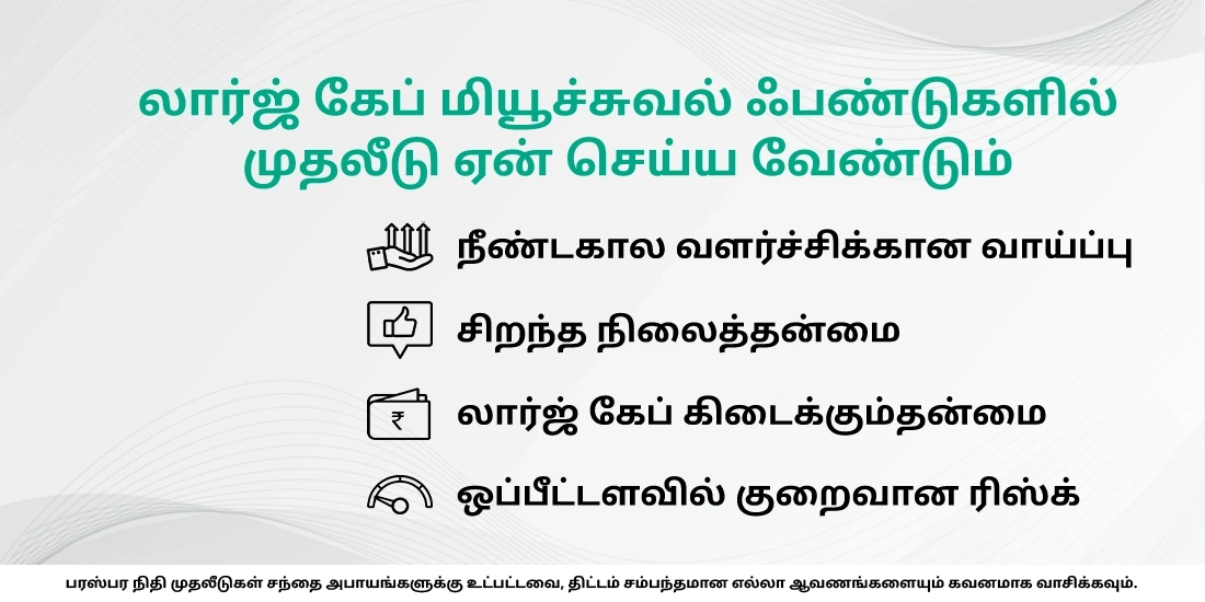 லார்ஜ் கேப் மியூச்சுவல் ஃபண்டுகளில் முதலீடு ஏன் செய்ய வேண்டும்?