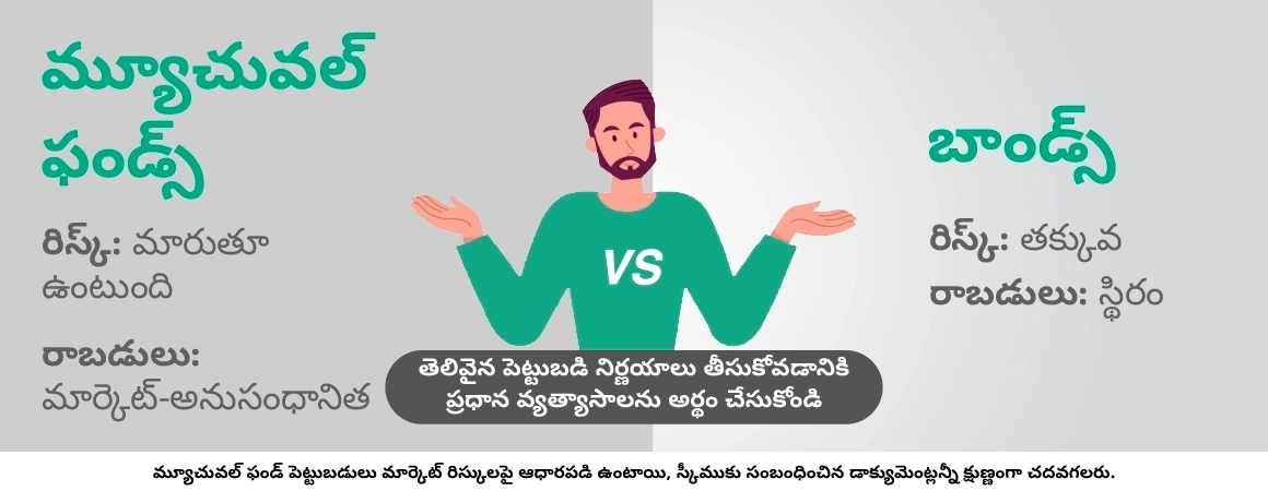 మ్యూచువల్ ఫండ్స్ Vs బాండ్స్