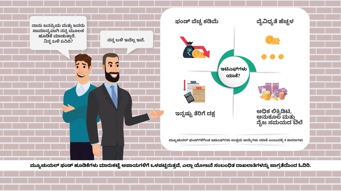 ಇಟಿಎಫ್‌ಗಳಲ್ಲಿ ಹೂಡಿಕೆ ಮಾಡುವ ಅನುಕೂಲಗಳು ಯಾವುವು?