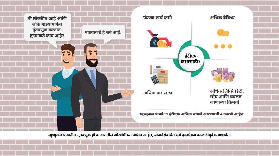 ईटीएफ मध्ये गुंतवणूक करण्याचे फायदे काय आहेत?