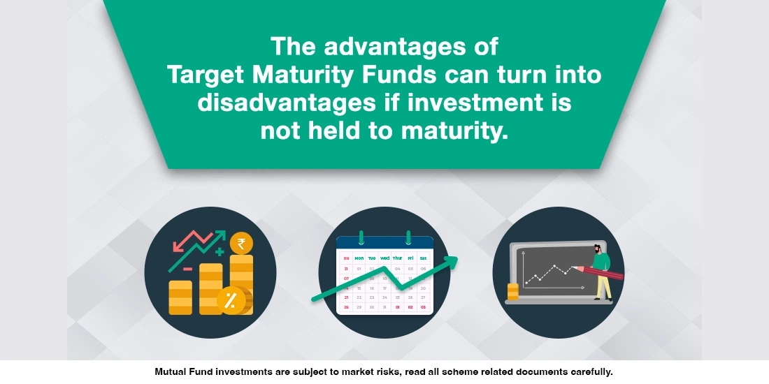 What are the disadvantages of investing in Target Maturity Funds