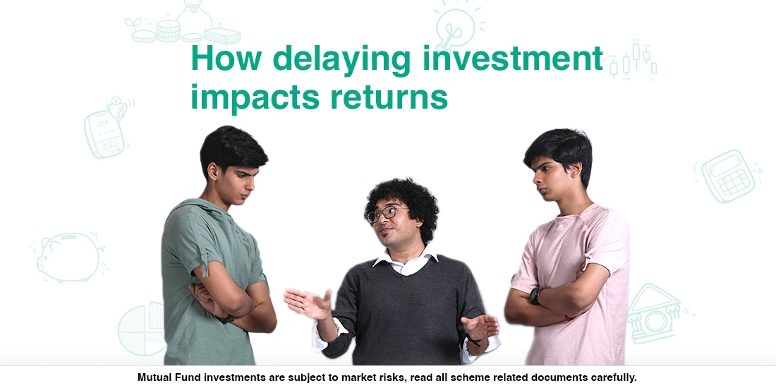 Cost of delay/impact of compounding in Mutual Funds